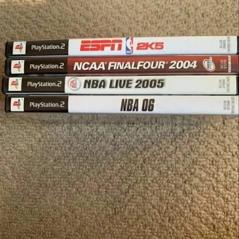 PlayStation 2 Basketball Games NBA 2K5, NCAA Final Four 04, NBA Live 05, NBA06⭐️
